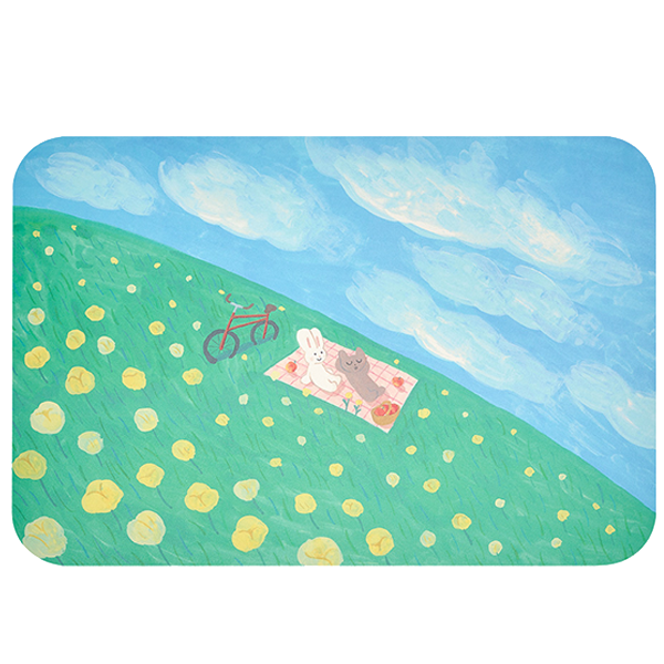 【野餐的好日子】軟式珪藻土吸水地墊