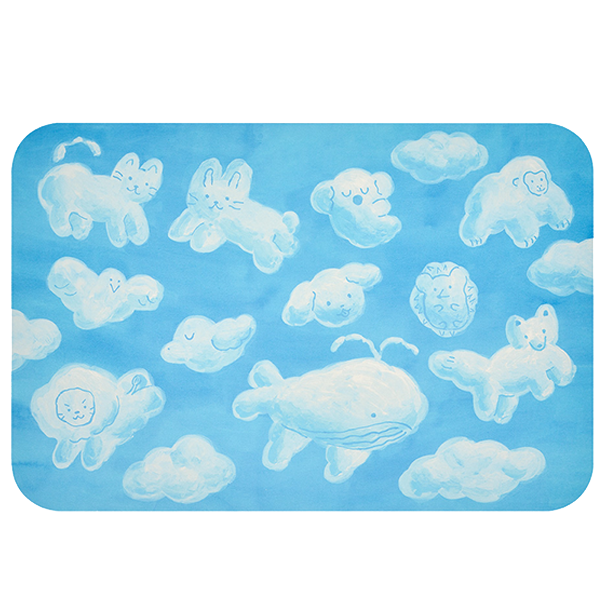 【天空就是我的畫布】軟式珪藻土吸水地墊